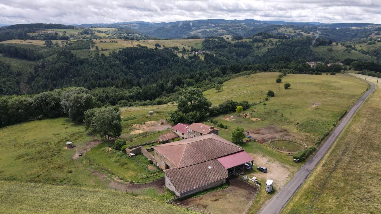 Domaine Du Coq En Pat Bed and Breakfast Augerolles Exteriör bild
