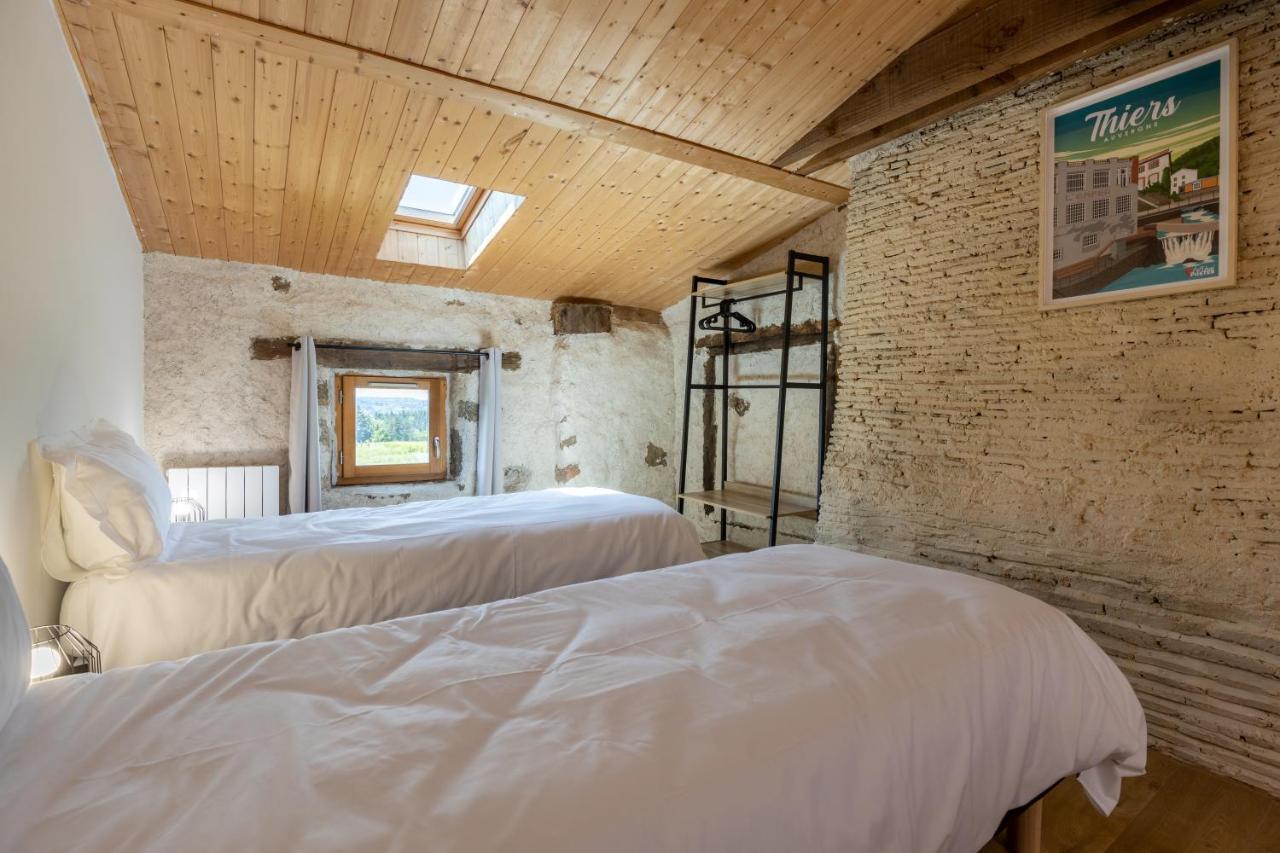 Domaine Du Coq En Pat Bed and Breakfast Augerolles Exteriör bild